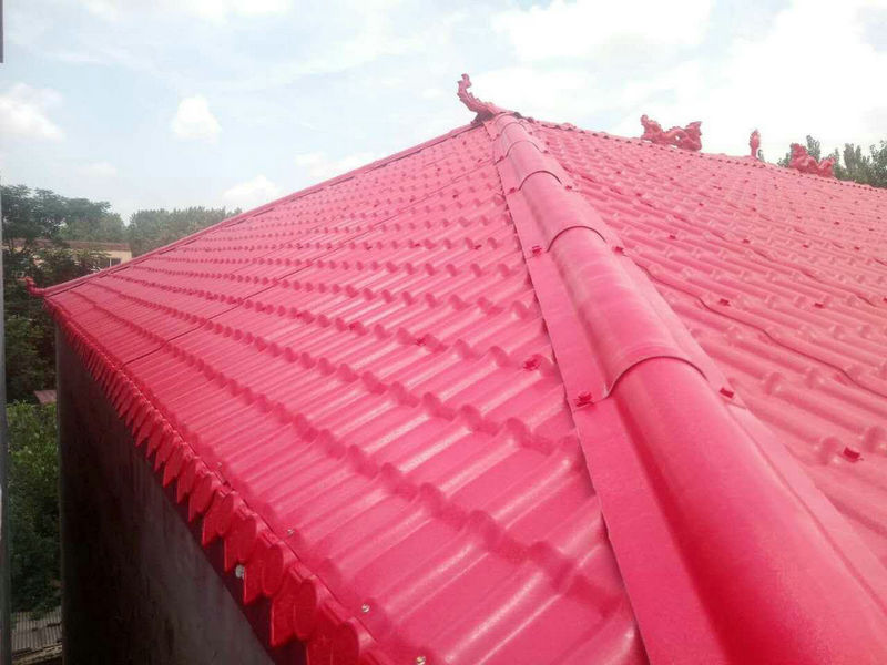 仿古樹脂瓦使用案例