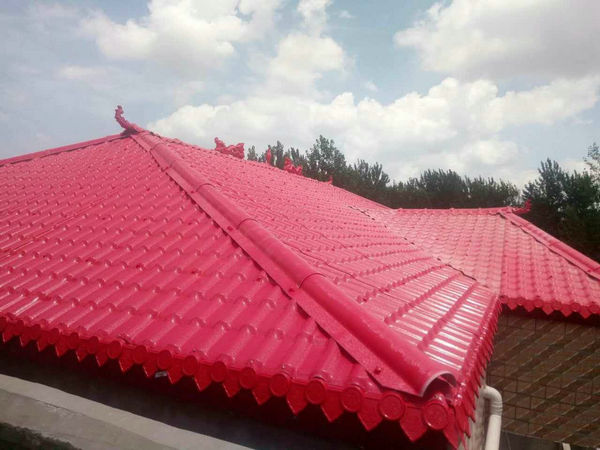 仿古樹脂瓦使用案例