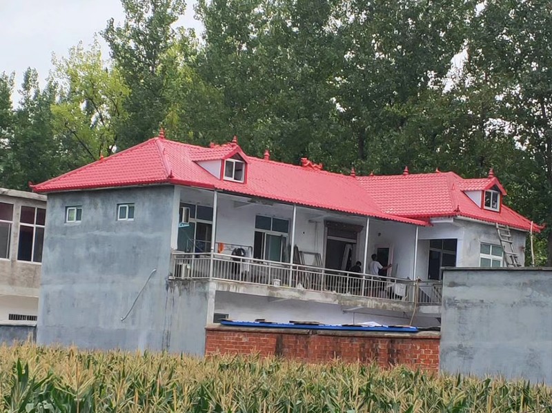 商水樹脂瓦合作案例